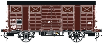 L.S. Models LS31309 - H0 - Gedeckte Güterwagen K 29 OCEM, SNCF, Ep. III - Wagen 2